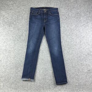 J Brand Jeans Womens 28 Blue Dark Vintage Wash Skinny Leg Stretch Denim Preppy
